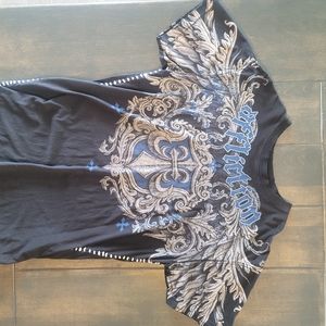 Affliction Double Sided Tshirt Men's Large